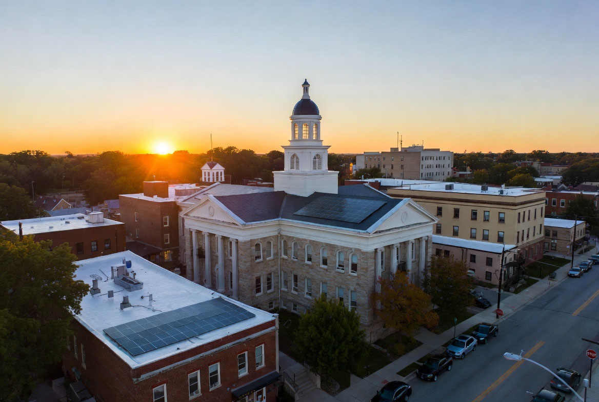 Government solar installation